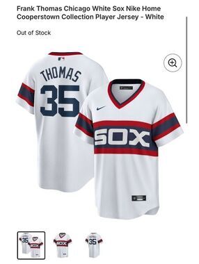 Frank Thomas Chicago White Sox Nike Home Cooperstown Collection Player Jersey -